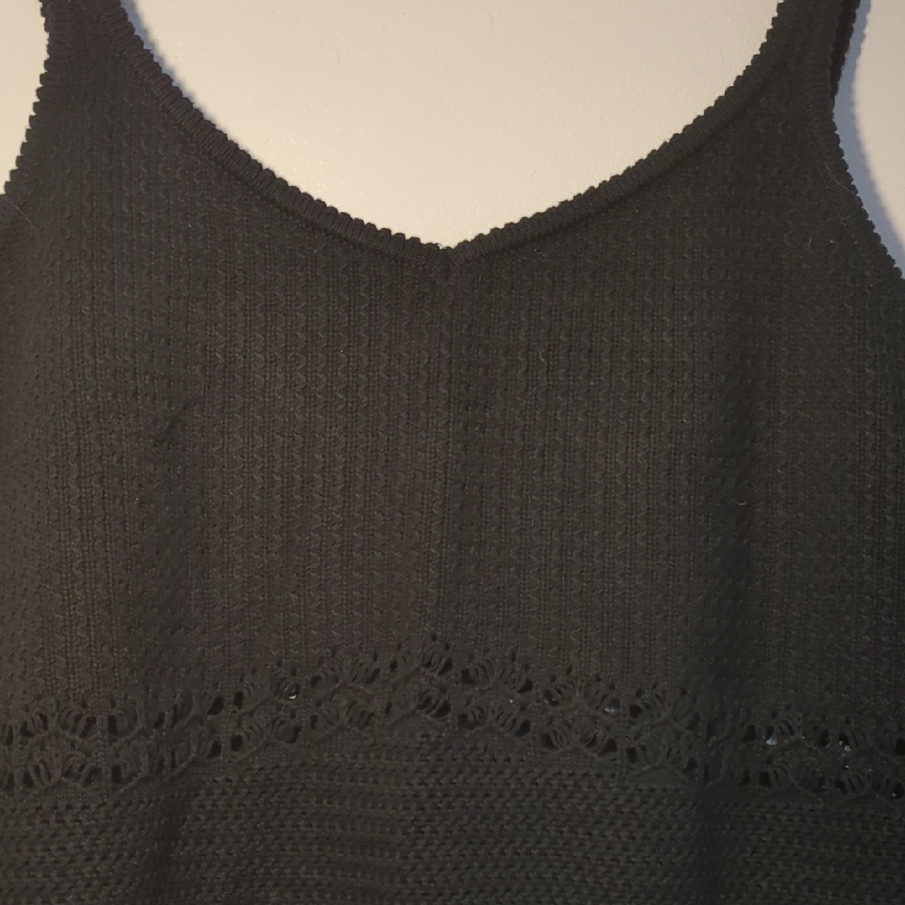 Old Navy Black Knit Tank Top